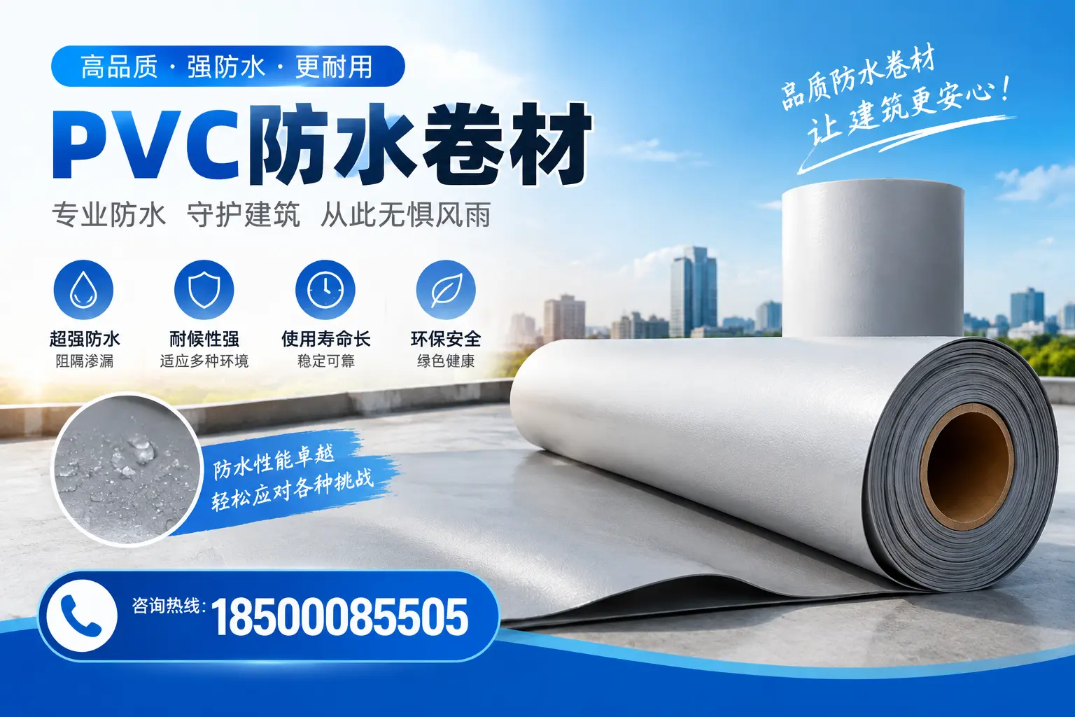 如何选择高质量的PVC防水卷材？张家界消费者必看指南